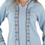 Women’s Embroidered Long Abaya – Elegant & Comfortable