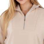 Women’s Casual Zip-Neck Dress – Comfortable & Stylish