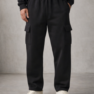 Premium Fleece Cargo Jogger Pants