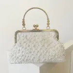 White Cordelia Clutch