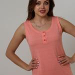 Multi Color Cotton Embroidered Nightgown