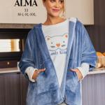 3pcs blue pyjama set
