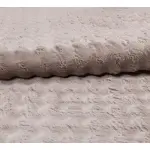 Velvet Pile Hallway Carpet Beige