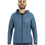 Full Zip Men's Navy Hoodie
