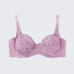 Plus Size Full Bust Lace Push Up Bra Panty Set