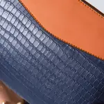 Chic Texture Clutch Bag-dark blue