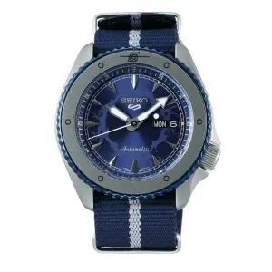 SEIKO Men's Hand Watch 5 SPORTS Blue Nylon Strap, Blue Dial SRPF69K1