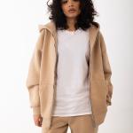 Essential Beige Zip-up