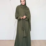 PINK ROSE CREPE DRESSY ISDAL