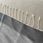 Dual-tone linen couch cover