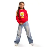 RED Sweatshirt with “ Stay cool ” Print 💗😎