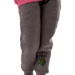 Grey melton pant with Ninja Turtles prin