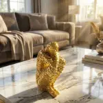 Textured Mosaic Human Sculpture