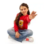 RED Sweatshirt with “ Stay cool ” Print 💗😎