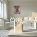 Textured Porcelain Minimal Vase