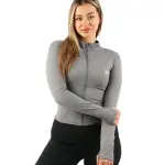 Verde Women's Zip Gray Jacket