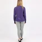 Long-Sleeve Training Purple Top