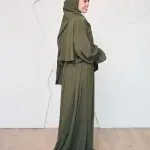 PINK ROSE CREPE DRESSY ISDAL