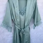Teal Night gown & Robe