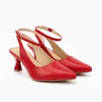 Elegant Ankle Strap Sculpted Heel C-82