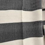 Noir Stripe Fringe couch cover