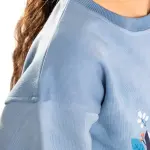 Blue Tie-Dye Sweatshirt with “Winter” Print 💙🌧