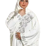 إسدال ريش نعام ابيض