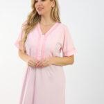 Elegant Cotton Dress with Embroidery – Relaxed & Stylish