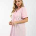 Elegant Cotton Dress with Embroidery – Relaxed & Stylish