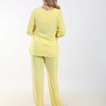Elegant Cotton Pajama Set – Embroidered Details for Restful Nights