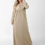 Luxury Winter Abaya in Melton Jacquard – Where Warmth Meets Elegance