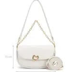 Bag with Feminine Heart Detail BA-63