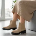 Ankle Boot Leather B-1