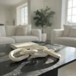 White Wooden Chain Link