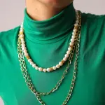 Golden pearls