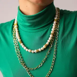 Golden pearls