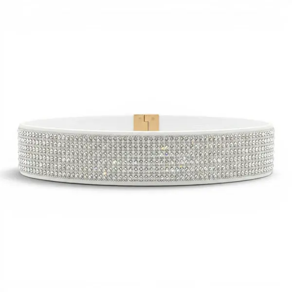 Diamond-Style Encrusted Party Belt T-51