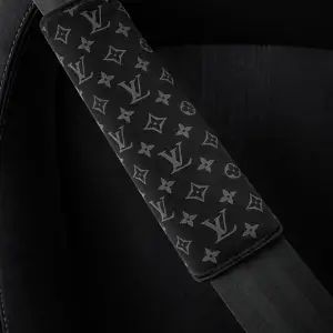 LV Black - Set of 2 Seat Belt Covers