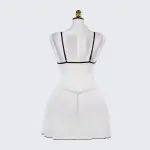 Sheer Mesh Lace Patchwork Sexy Spaghetti Strap Slip Dress