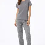Cotton Long Pants Pajama Set