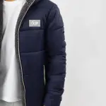 Hooded Puffer Boy's Navy Jacket