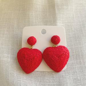 Red Heart Earrings