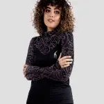 High-Neck Limitless Black Top