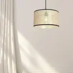 Rattan ceiling lamp-45cm