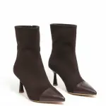 HALF BOOT MID HEELS SUEDE B-47