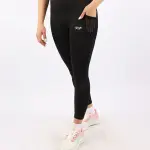 Pocket Flex Capri Black Leggings