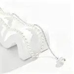 Bridal Versatile Faux Pearl Long Back Necklace