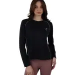 Slim Long Sleeve Black Top