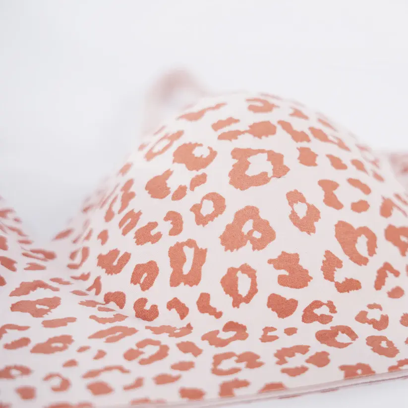 Seamless Wireless Full Coverage Comfort Bra Underwire Free Leopard