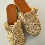 Raffia Mules